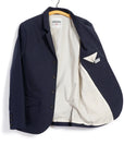 hansen anker four button classic blazer blue pin