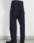 hansen sune pleated wide cut trousers blue pin (LAST SIZE MEDIUM)