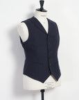 hansen william lapel waistcoat blue pin (LAST SIZE XLARGE)