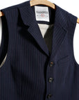 hansen william lapel waistcoat blue pin (LAST SIZE XLARGE)