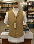 manifattura ceccarelli classic vest 6909 camel (LAST SIZE SMALL)