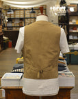 manifattura ceccarelli classic vest 6909 camel (LAST SIZE SMALL)