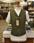 manifattura ceccarelli classic vest 6909 green (LAST SIZE SMALL)