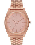 nixon time teller all rose gold