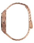 nixon time teller all rose gold