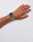 nixon time teller blue sunray