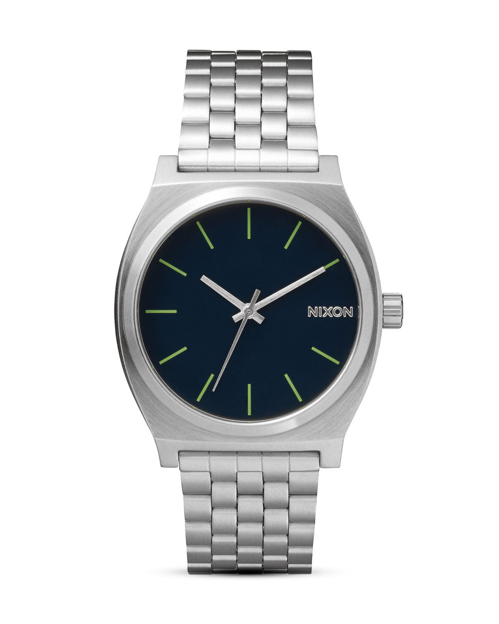 nixon time teller midnight blue volt green – www.sublime.bz