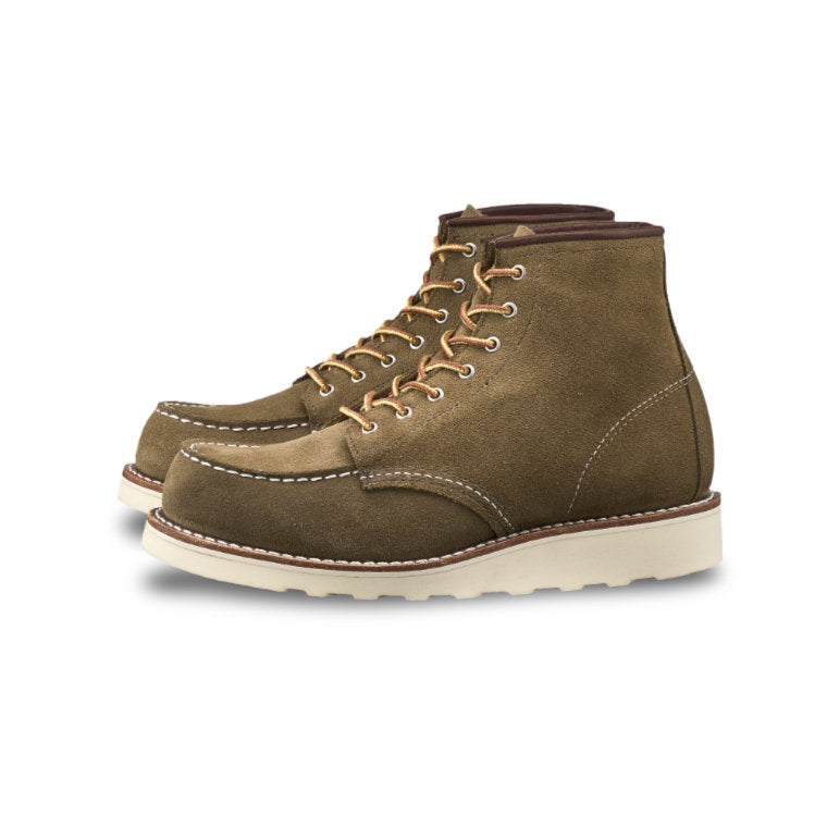 red wing heritage women s moc toe 3377 olive suede LAST SIZE 37.5
