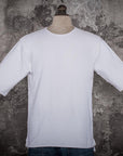 fleurs de bagne heavyweight short sleeve t-shirt white 290g