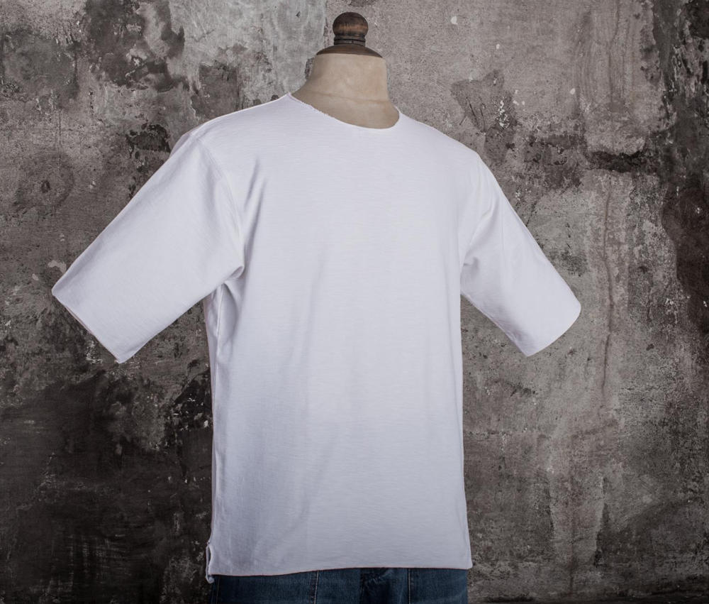 fleurs de bagne heavyweight short sleeve t-shirt white 290g
