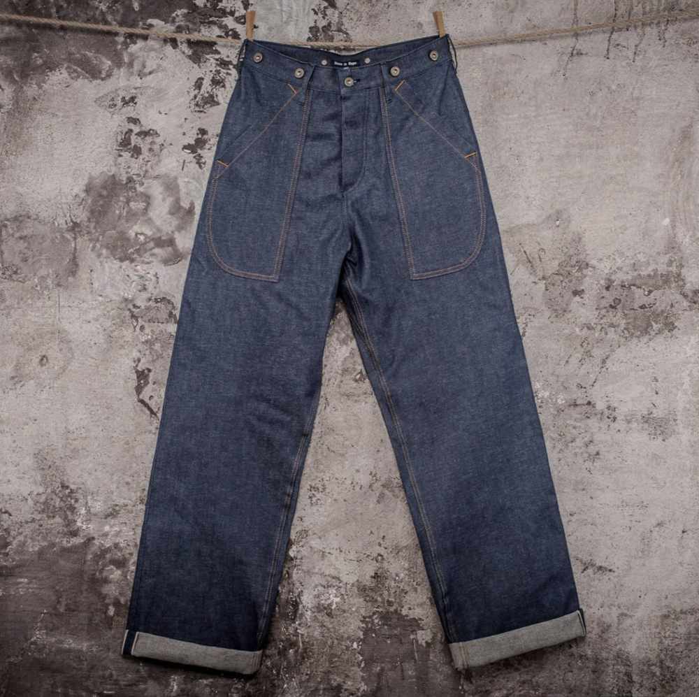 fleurs de bagne the denim cargo selvedge