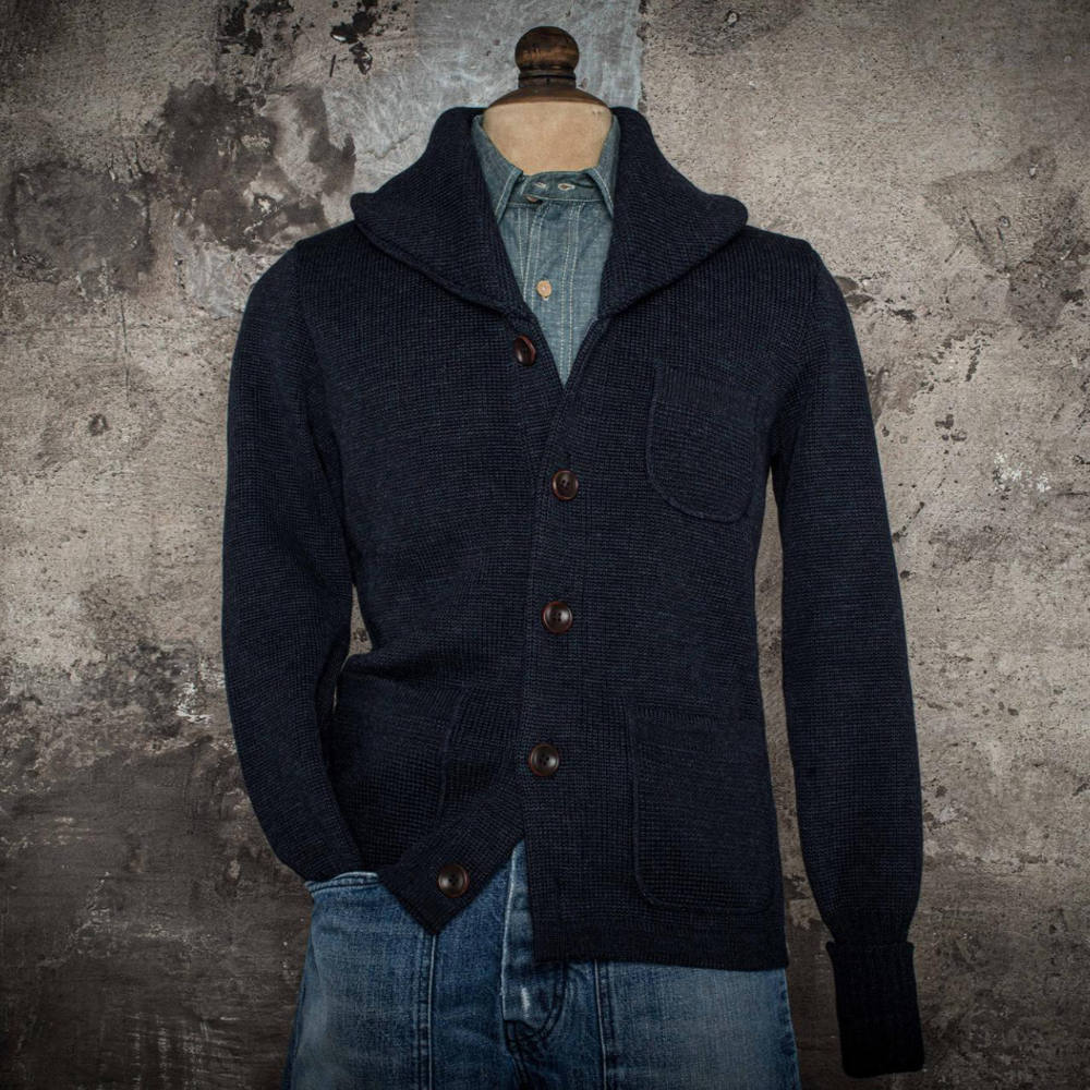fleurs de bagne le cardigan lenfant du malheur navy