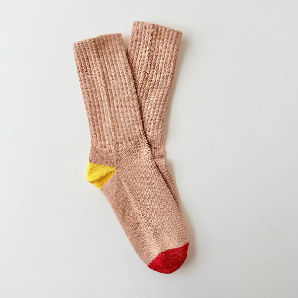 heritage 9.1 venice beach socks hazelnut