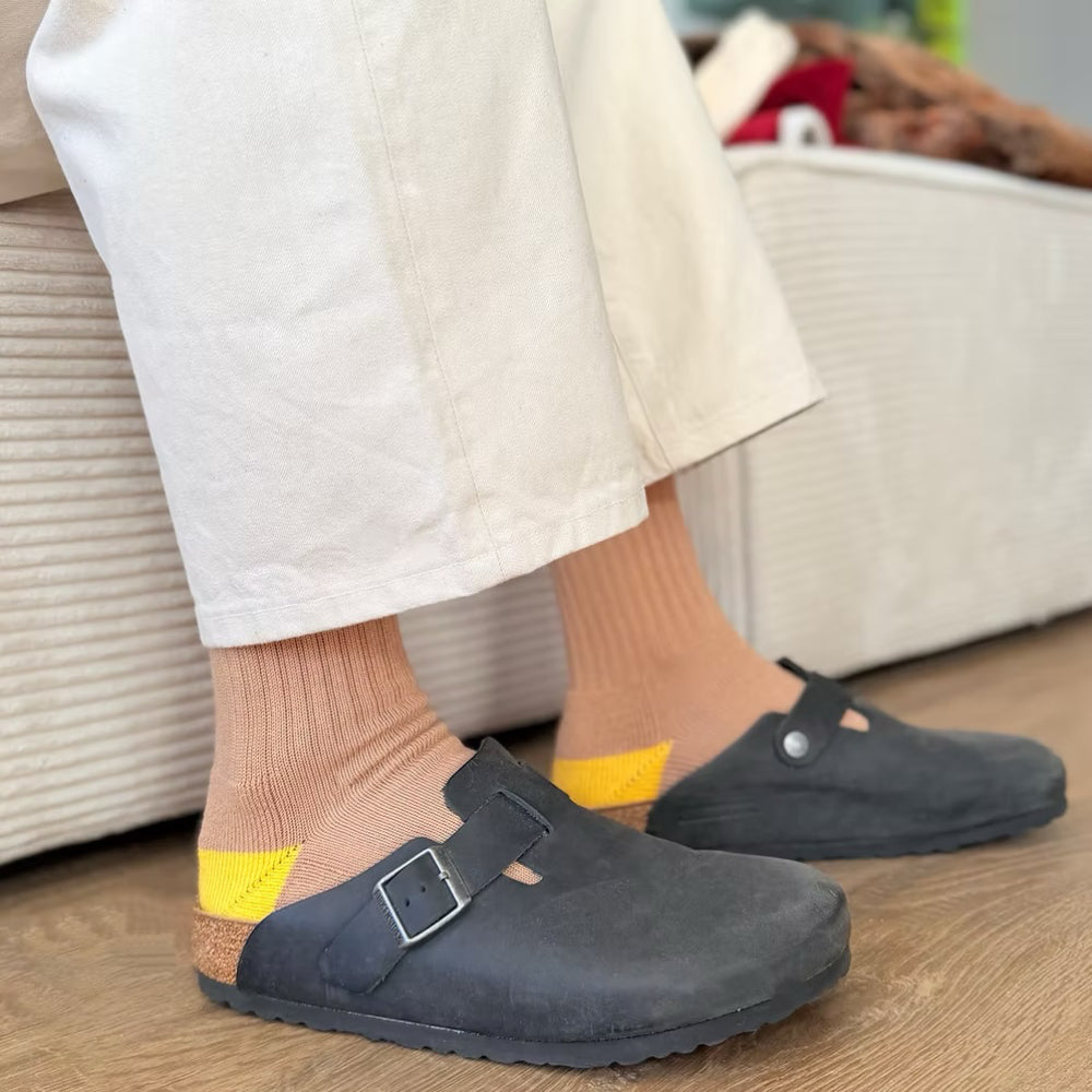heritage 9.1 venice beach socks hazelnut