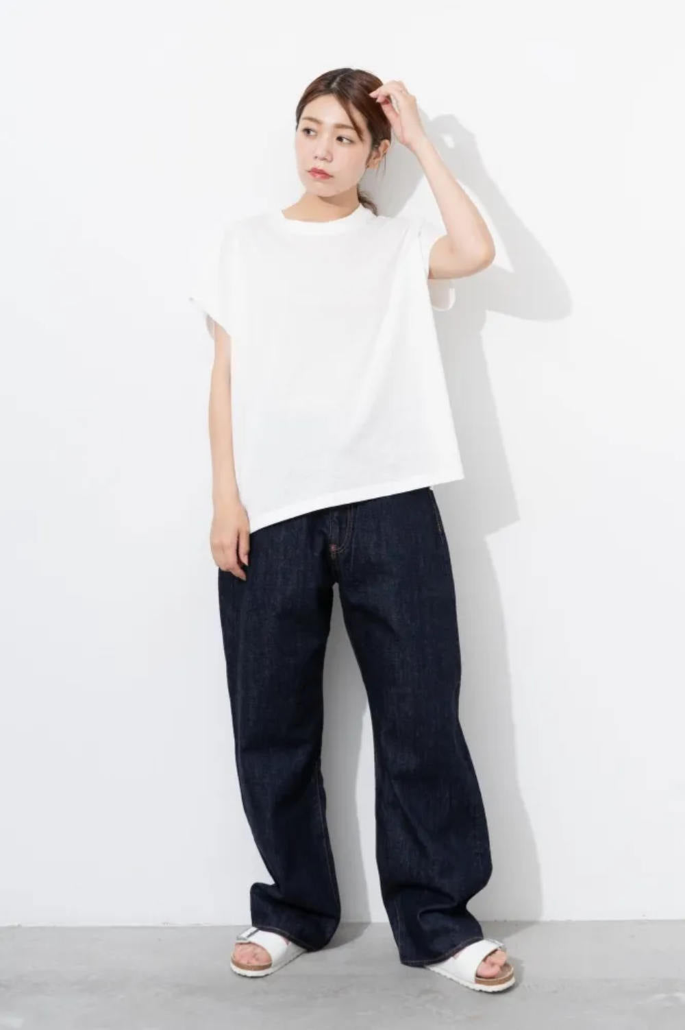 ordinary fits 119 type wide denim one wash