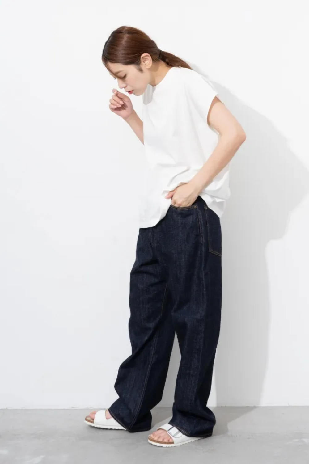 ordinary fits 119 type wide denim one wash
