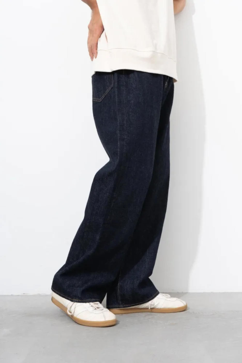 ordinary fits 119 type wide denim one wash – www.sublime.bz