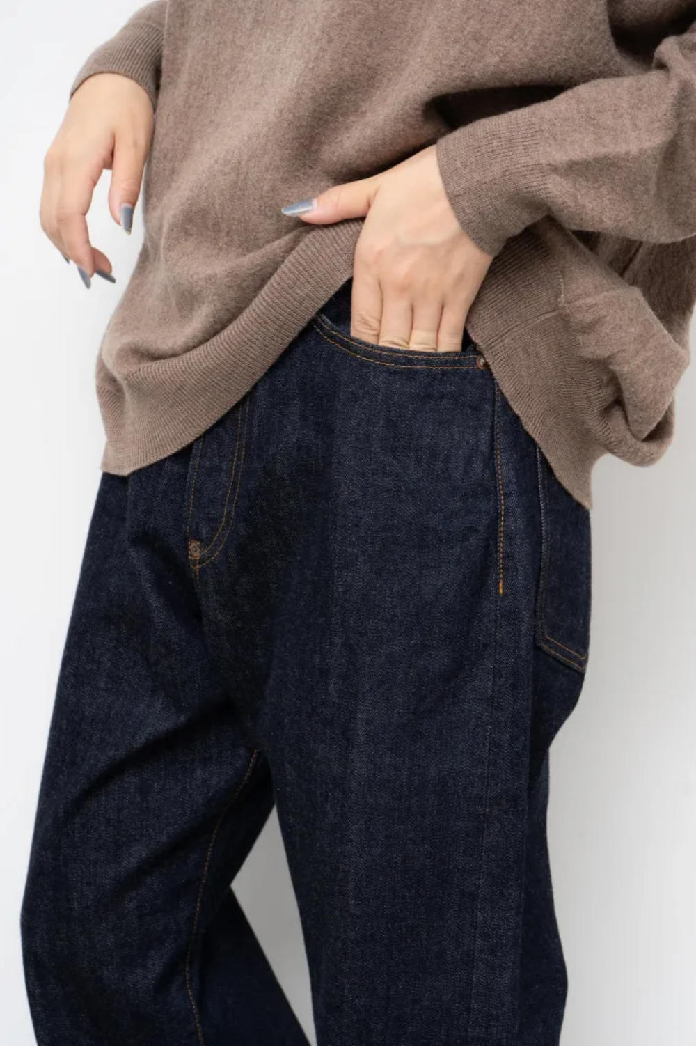 ordinary fits 119 type wide denim one wash
