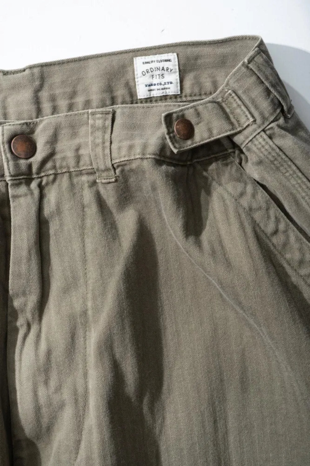 ordinary fits bell pants olive drab 180od-326
