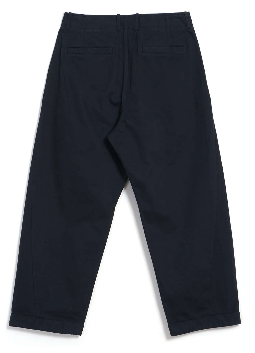 hansen bobby wide pleated everyday trousers navy