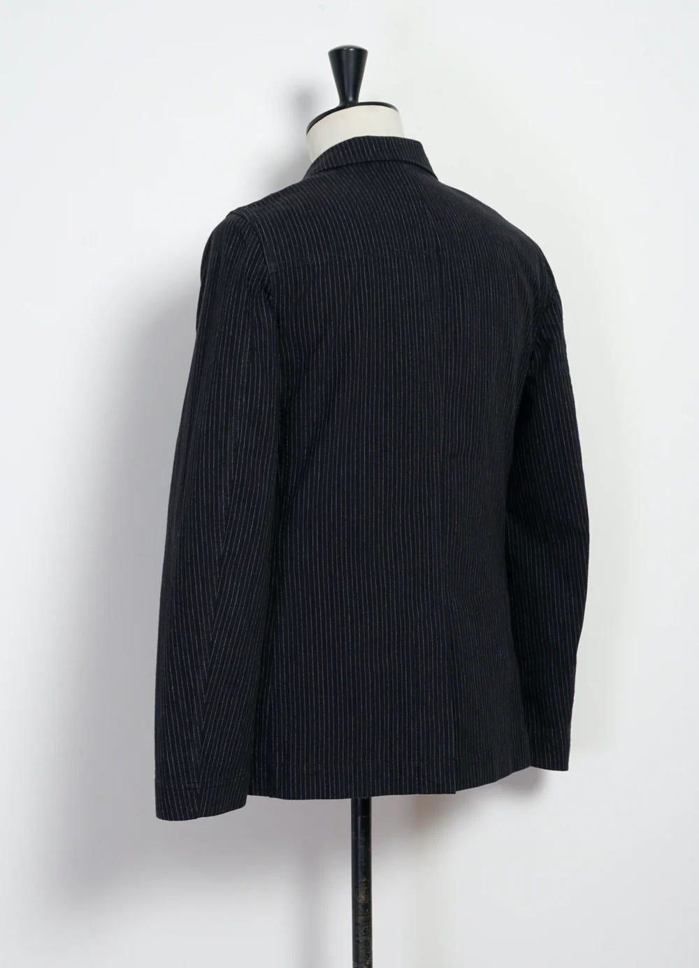 hansen charlie easy three button blazer black pin (LAST SIZE LARGE)