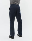 hansen ken casual trousers broken blue