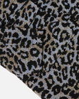 universal works account coat leopard flower wool blue