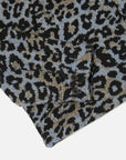 universal works club jacket leopard flower wool blue