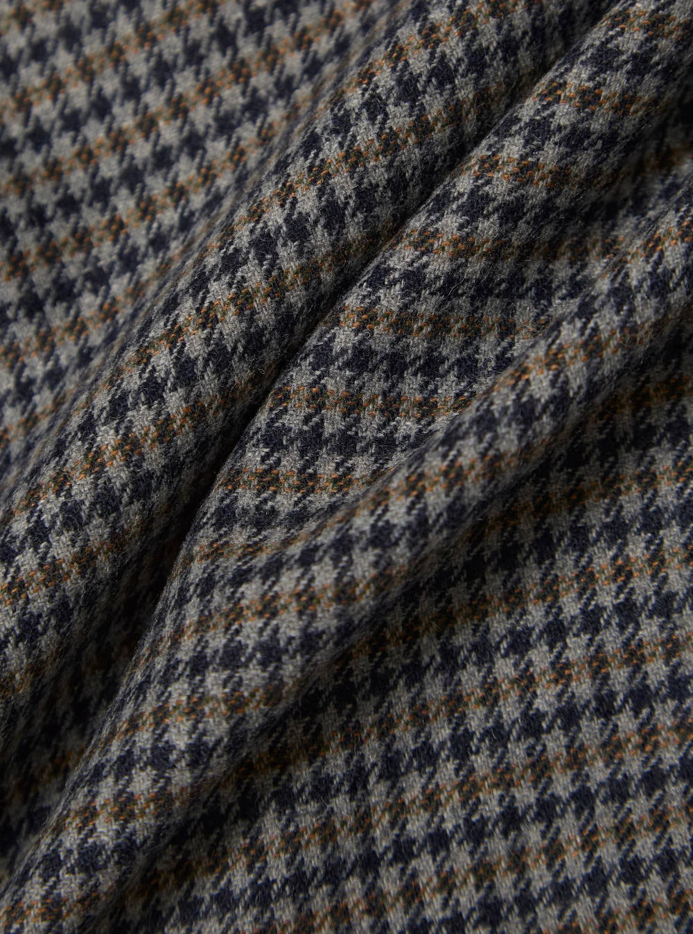 universal works windcheater charcoal houndstooth wool mix