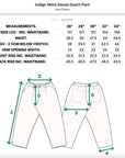 universal works dutch pant indigo work denim