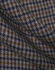 universal works oxford pant charcoal houndstooth wool mix