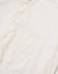 universal works patched lazy day shirt poplin white