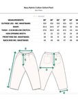 universal works oxford pant navy rahim cotton