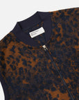universal works zip waistcoat night leoprad