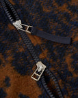 universal works zip waistcoat night leoprad