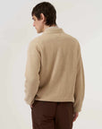 universal works knit jacket sand eco cotton