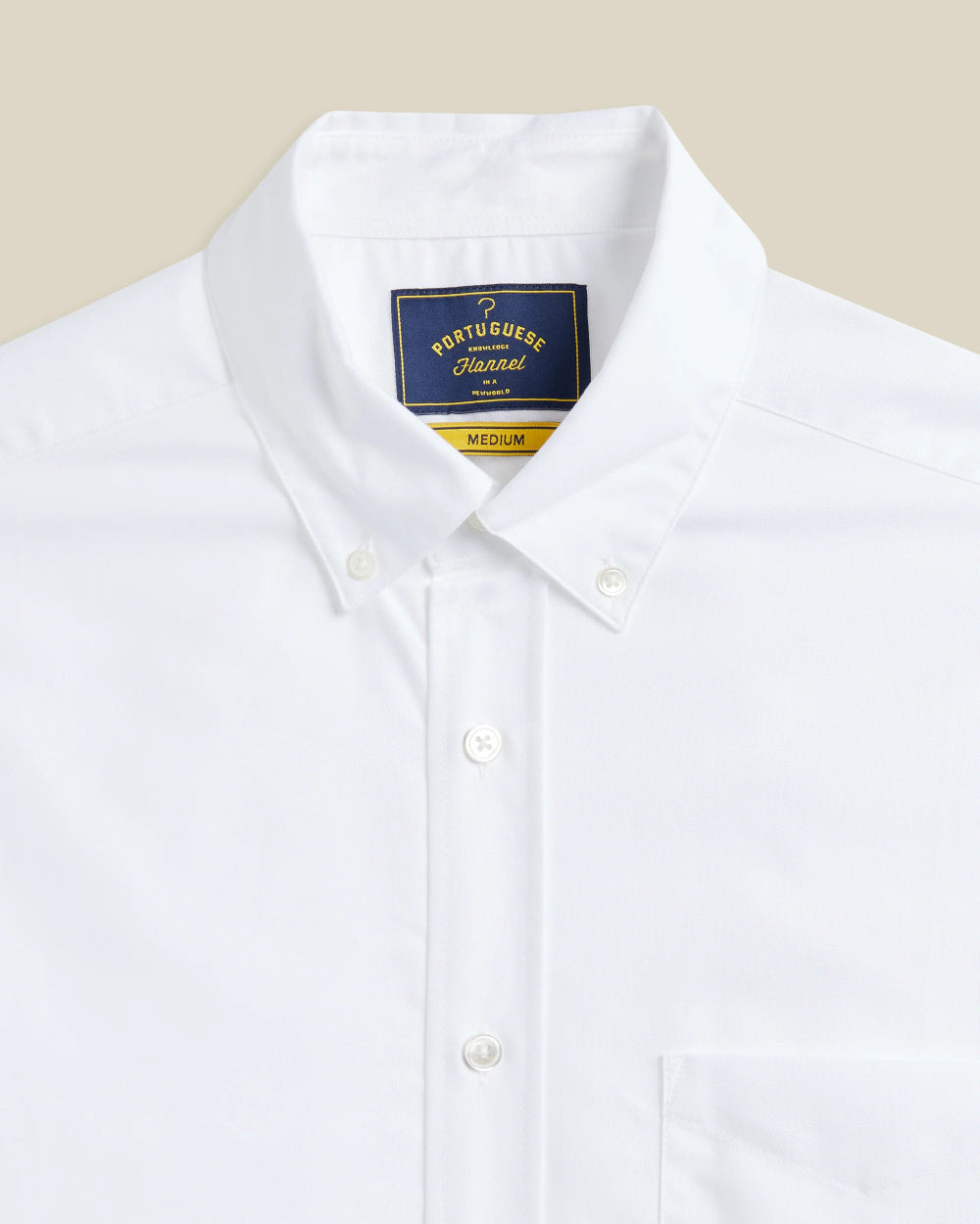 portuguese flannel belavista shirt off white
