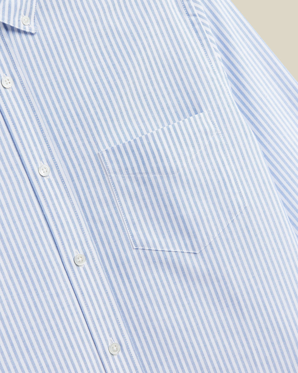 portuguese flannel belavista stripe shirt light blue