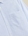 portuguese flannel belavista stripe shirt light blue