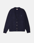 baracuta shetland cardigan navy