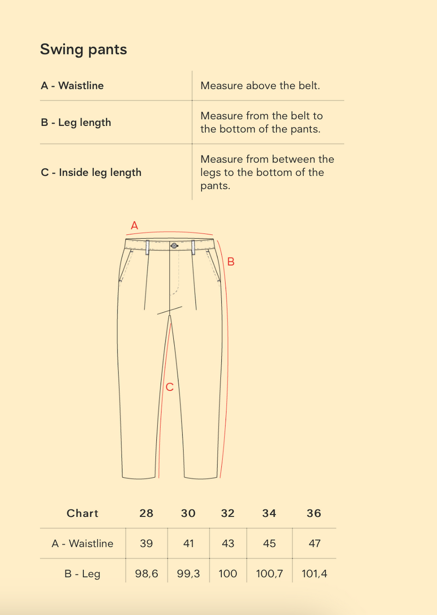 olow swing trousers corduroy marron
