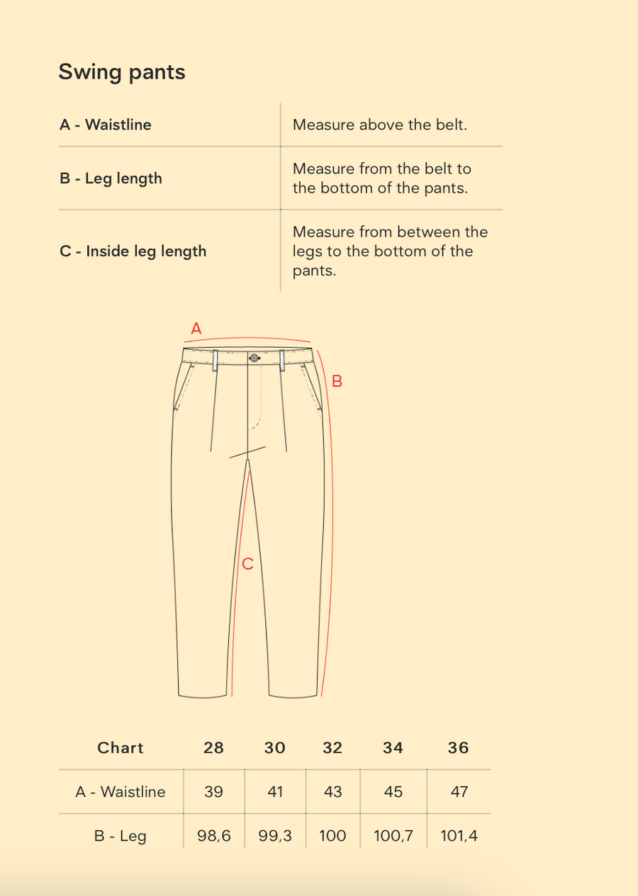 olow swing trousers corduroy marron (LAST SIZE 34)