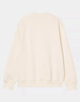 carhartt wip rivet script sweatshirt natural