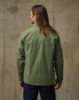filson field jac shirt washed fatigue green