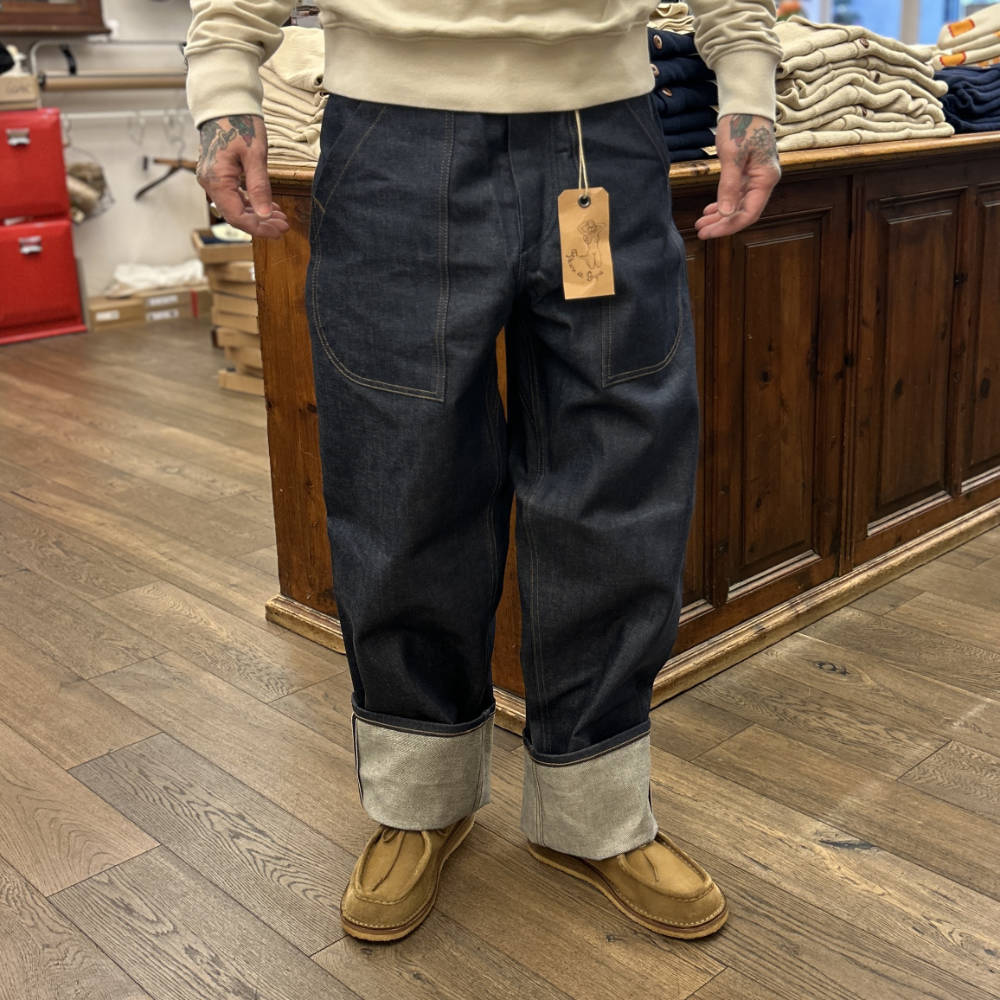 fleurs de bagne the denim cargo selvedge