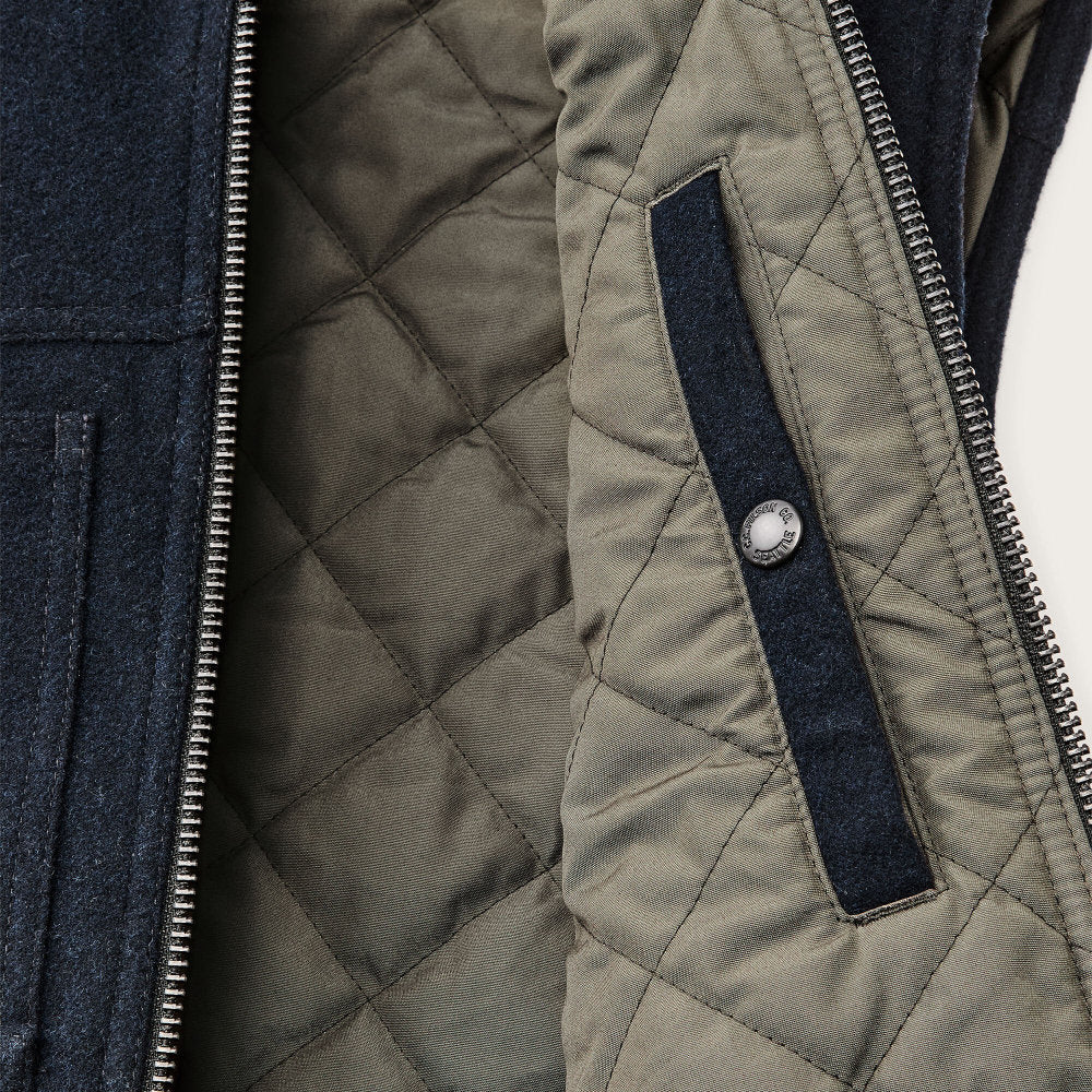 filson spokane insulated work vest navy