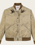 filson womens western satin jacket silver sage (LAST SIZE MEDIUM)