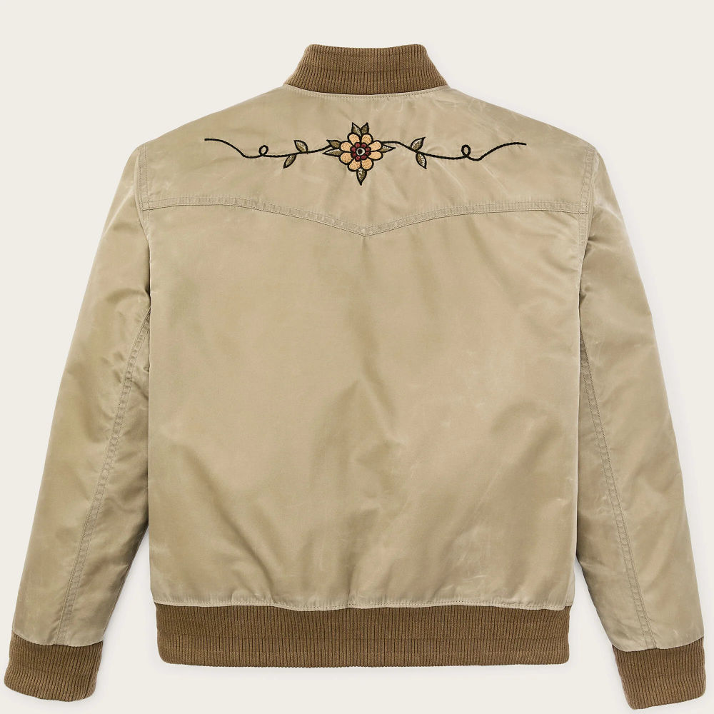 filson womens western satin jacket silver sage (LAST SIZE MEDIUM)