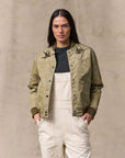 filson womens western satin jacket silver sage (LAST SIZE MEDIUM)