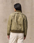 filson womens western satin jacket silver sage (LAST SIZE MEDIUM)